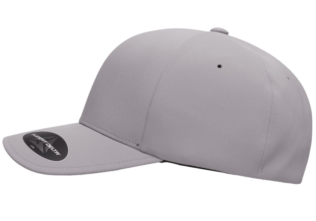 Central Coast Disc Golf Flexfit Delta Hat Silver