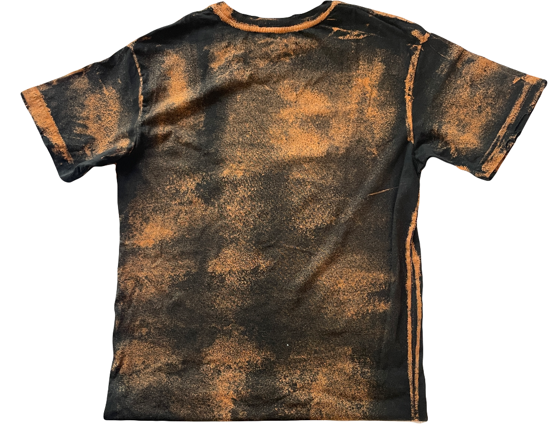 Limited Edition Orange and Black Tie Dye Tee Size Small 1/1