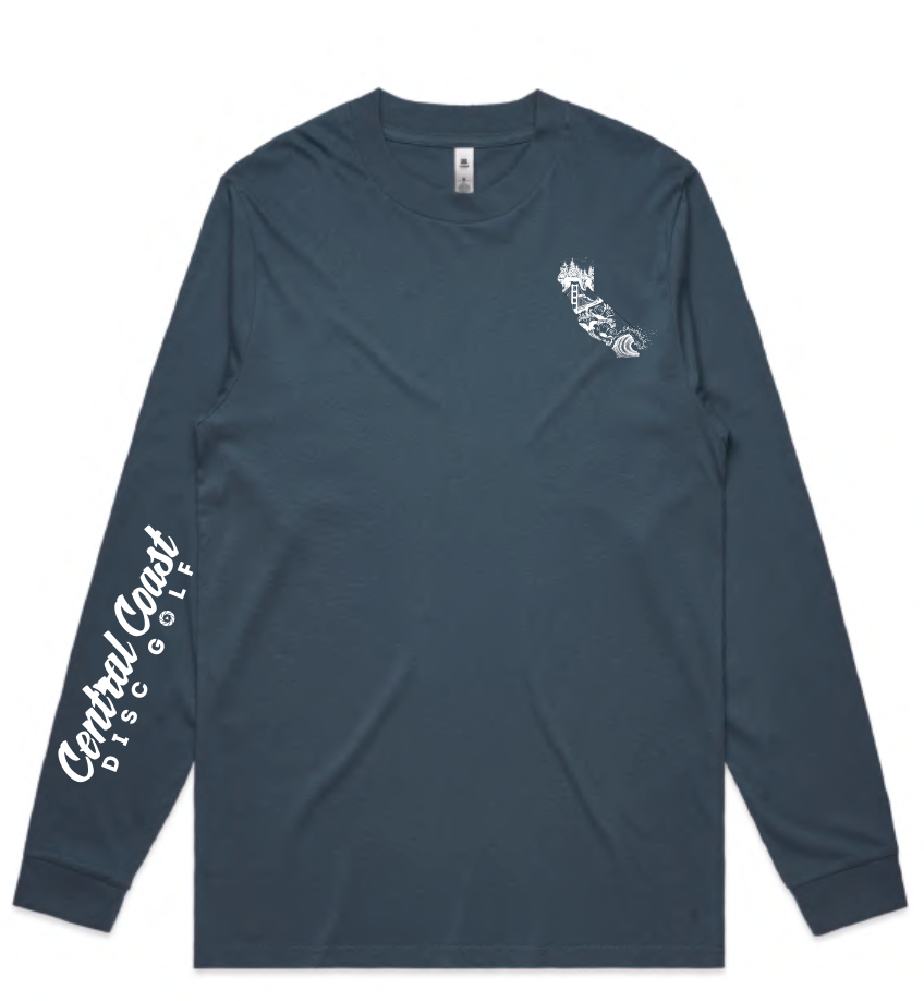 Long Sleeve Tee- Petrol Blue